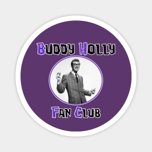 Buddy Holly Fan Club (Purple) Magnet